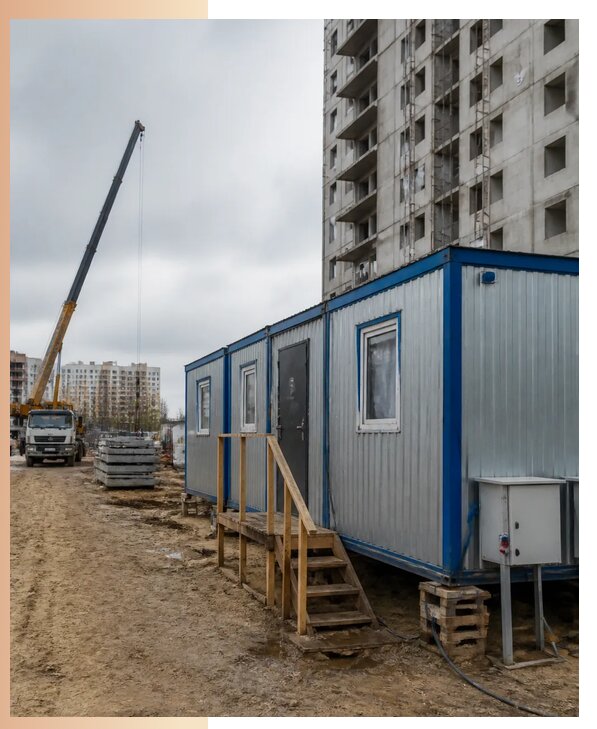 Аренда строительных вагончиков для рабочих в Бузулуке